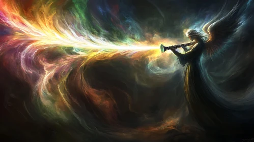 Ethereal Angel Music Art