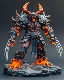 Fiery Demon Warrior