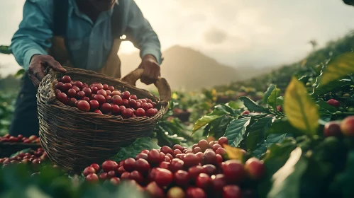 Coffee Cherry Picking Season