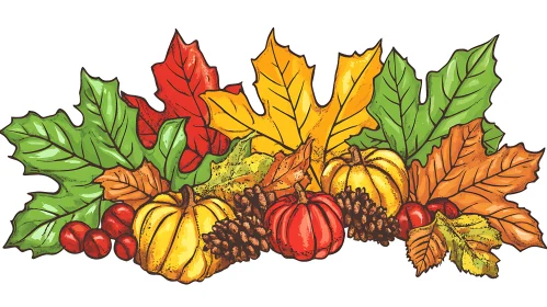 Fall's Rich Palette: Pumpkins and Foliage