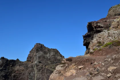 Rocky Mountain Landscape with Clear Skies