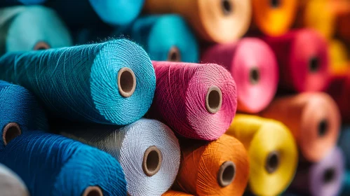 Stacked Yarn Rolls - Creative Hobby