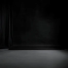 Abstract Black and White Minimal Composition