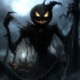 Nightmare Pumpkin Figure