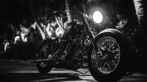 Vintage Bike in Shadow