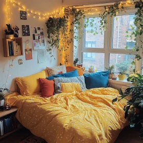 Indoor Oasis: A Cozy Bedroom Retreat