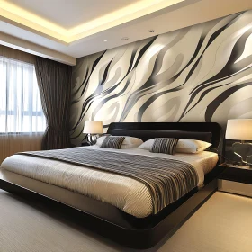 Contemporary Bedroom with Stylish Accents