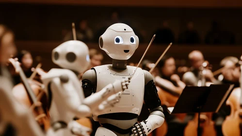 Robotic Musicians in Concert