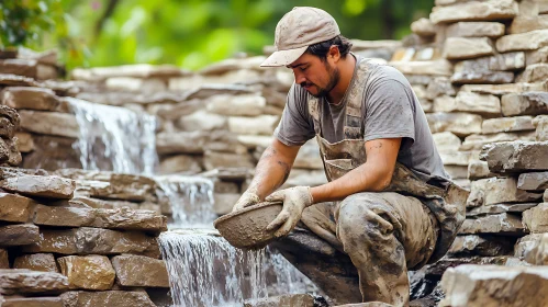 Crafting a Cascading Stone Feature