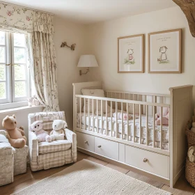 Calm and Cozy Baby Room Design