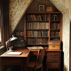 Vintage Home Study Room