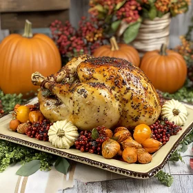 Thanksgiving Turkey Feast Still Life