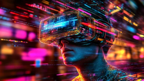 Virtual Reality Headset User