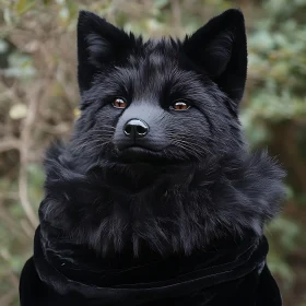Mystic Black Fox in Velvet