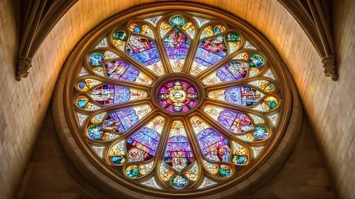 Architectural Stained Glass Window