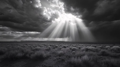 Sunrays on Arid Land