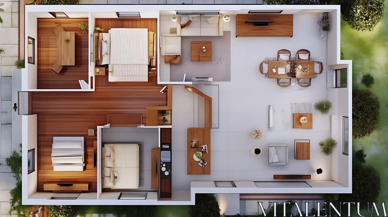 Sophisticated House Layout: A Designer's Perspective AI Image