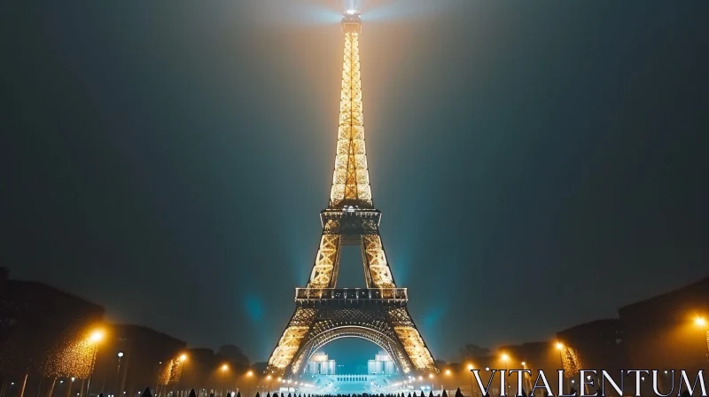 AI ART Eiffel Tower - A Timeless Icon of Paris, France