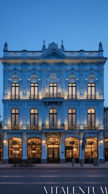 Thorshan's Grand Palazzo Hotel: A Majestic Architectural Composition AI Image