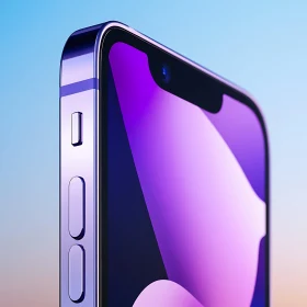 Modern Purple Smartphone