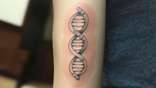 DNA Helix Arm Tattoo