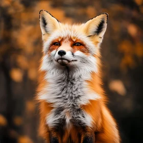 Fox in the Fall