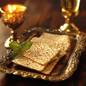 Matzah and Mint: A Passover Scene
