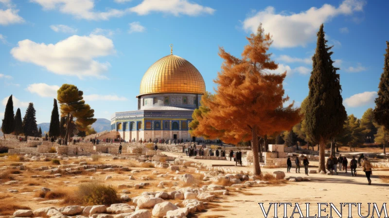 The Dome of the Rock: A Captivating Architectural Masterpiece AI Image