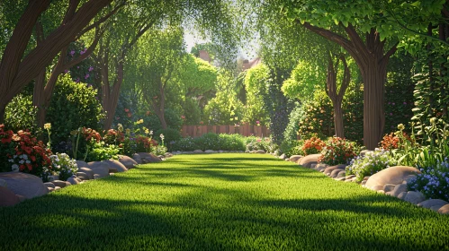 Sunlit Garden Escape