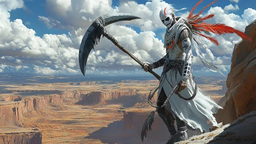 Desert Guardian with Scythe