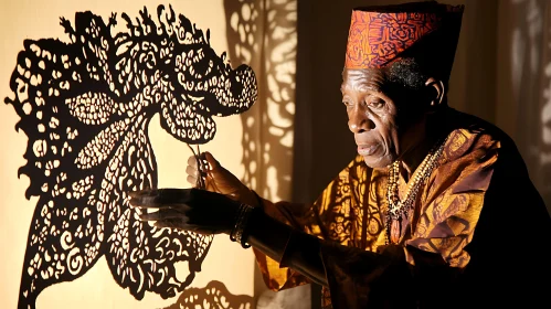 African Shadow Art Masterpiece