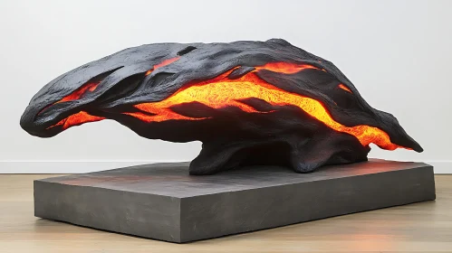 Modern Art Lava Installation