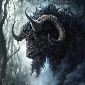 Enigmatic Minotaur Portrait