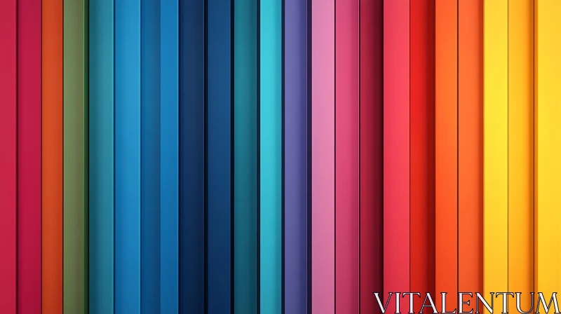 Abstract color gradient with vertical bars AI Image