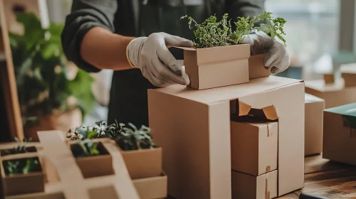 Plants in Boxes