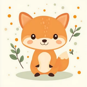 Adorable Fox Character Art
