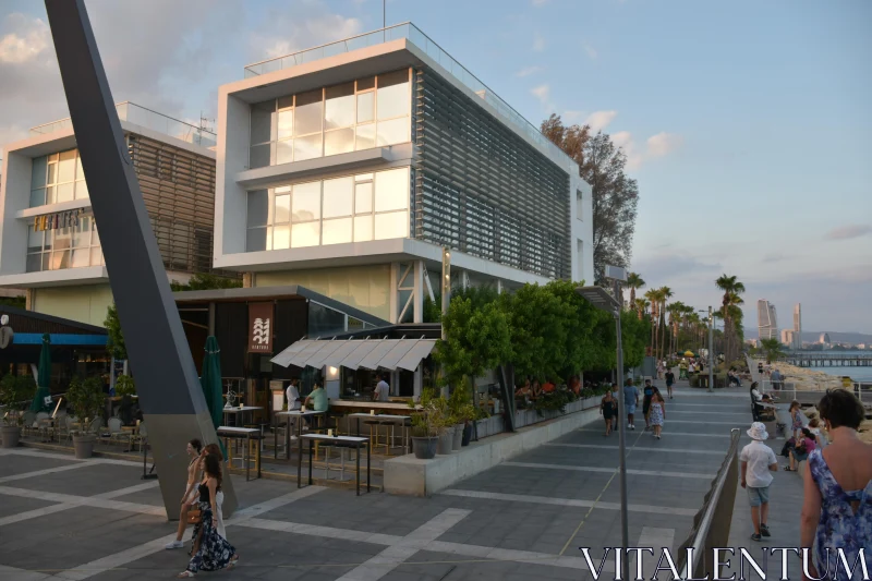 Contemporary Promenade in Limassol Free Stock Photo