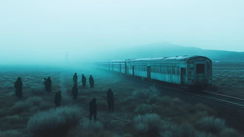 Foggy Train Journey