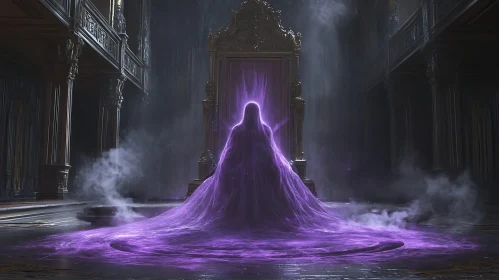 Purple Aura Throne Specter