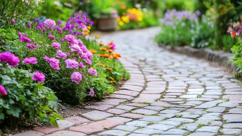 Floral Pathway Serenity