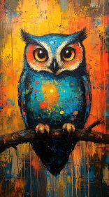 Colorful Owl Art