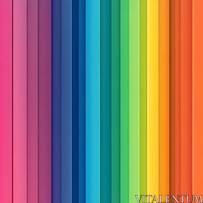 Gradient Color Stripes AI Image