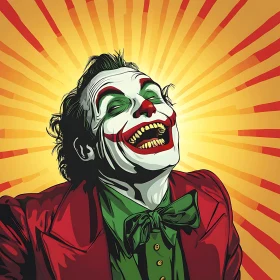 Joker's Maniacal Laughter Artwork