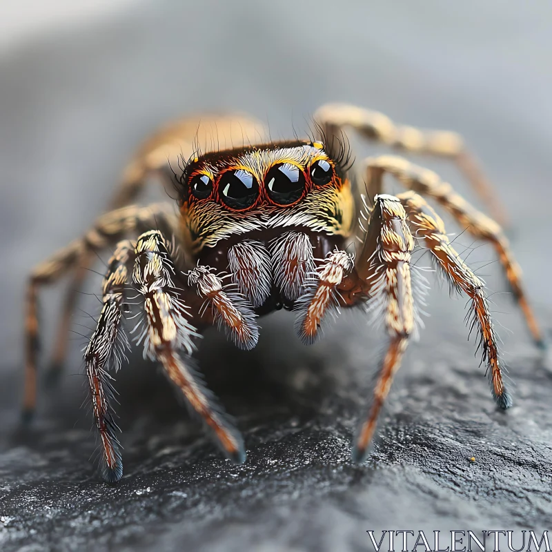 AI ART Detailed Image of a Spider