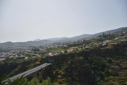 Scenic Bridge in Madeira Valley