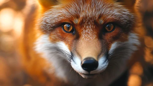 Fox Close-Up Wildlife Photography