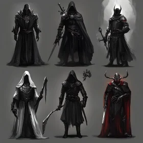 Mystical Warriors: Dark Fantasy Art