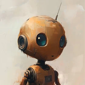 Whimsical Robot Art - AI Companion