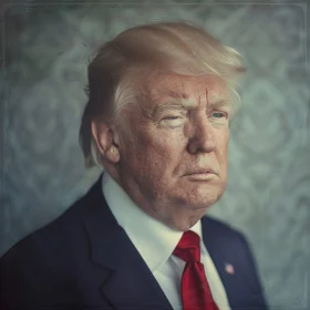 Serious Donald Trump Portrait