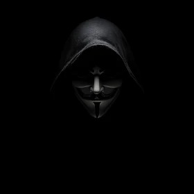 Anonymous Masked Character in the Dark